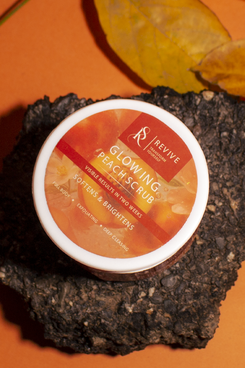 Glowing Peach Sugar Scrub